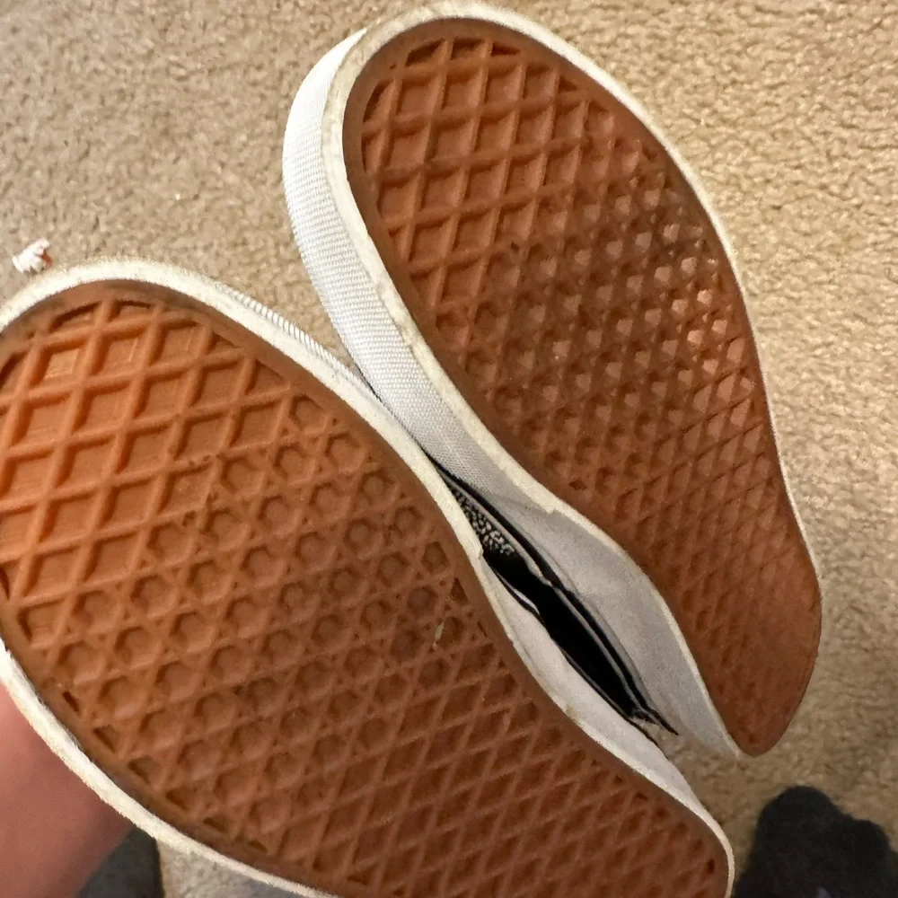 Vans Asher Spots Black Slip On Women's Skate Shoes - Excellent Condition